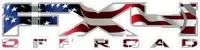 Z American Flag FX4 Off-Road Decal / Sticker 05
