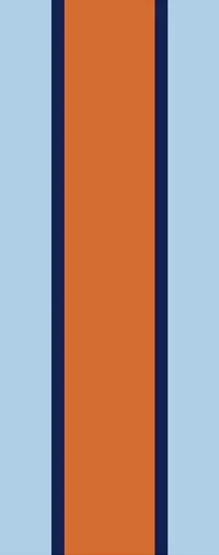 z 12 Inch Gulf Racing Stripe Decal / Sticker 02