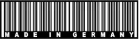 Made In Germany Barcode Decal / Sticker