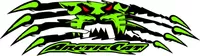 Arctic Cat Claws Tearing Decal / Sticker 36