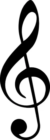 Clef Decal / Sticker 01