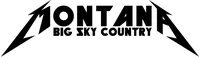 Montana Metallica Big Sky Country Decal / Sticker 02