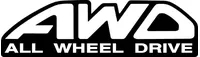 AWD All Wheel Drive Decal / Sticker 11