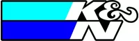 Blue K&N Decal / Sticker 07