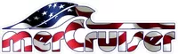 American Flag Mercury MerCruiser Decal / Sticker