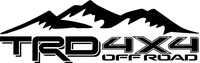 Toyota TRD 4x4 Off-Road Mountains Decal / Sticker 26