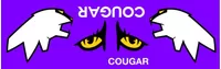 Top Gun Cougar Helmet Decal / Sticker Set 01