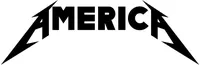 Metallica Style America Decal / Sticker 01