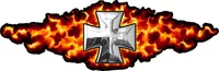 True Fire Iron Cross Decal / Sticker