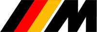 BMW M German Flag Decal / Sticker 34