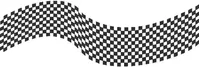 Checkered Flag Decal / Sticker 03