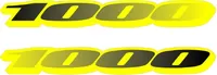 Black to Yellow Fade Suzuki 1000 Pair Decals / Stickers d