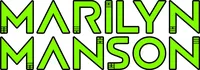 Marilyn Manson Lettering Logo Decal / Sticker 07