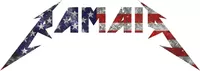 Metallica Style American Flag Ramair Decal / Sticker 03