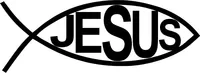 Jesus Fish Decal / Sticker