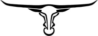 Bull Skull Longhorn Decal / Sticker 01