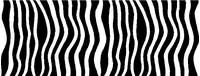 Zebra Stripe Decal / Sticker 02