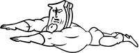 Powdered Toast Man Decal / Sticker 01