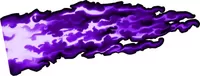 Purple True Fire Decal / Sticker 304b