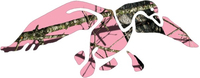 Pink Camo Duck Hunting Decal / Sticker