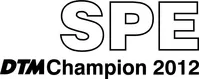 SPE DTM Champion 2012 Decal / Sticker