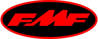 Black and Red FMF Decal / Sticker 07