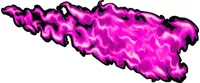 Fuchsia True Fire Decal / Sticker 311c