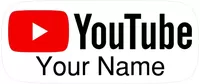 YouTube Decal / Sticker 06