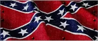 Confederate Flag Rivets Decal / Sticker