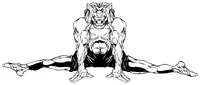 Lions Gymnastics Mascot Decal / Sticker