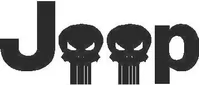 Jeep Skulls Decal / Sticker 01
