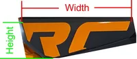 2020 Can-Am X3 XRC Passenger Door Decal / Sticker 03