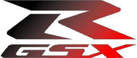 Suzuki GSXR Black to Red fade Decal / Sticker