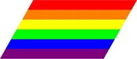 Rainbow LGBT Flag Decal / Sticker 03