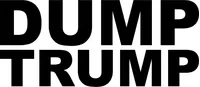 Dump Trump Decal / Sticker 02