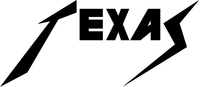 Texas Metallica Decal / Sticker 04