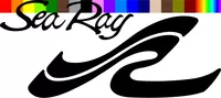 Sea Ray Lettering and Logo Decal / Sticker 03