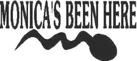 Monica's been here Decal / Sticker