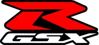 Black, Red and White GSXR Decal / Sticker