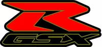 Black, Red and Gold GSXR Decal / Sticker