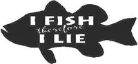 Fish Lie Decal / Sticker