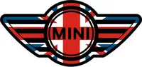 Mini Cooper UK Flag Decal / Sticker 07