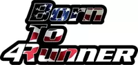 American Flag Born To 4Runner Decal / Sticker 07