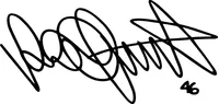 46 Valentino Rossi Signature Decal / Sticker 01
