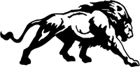 Lions Mascot Decal / Sticker 03B
