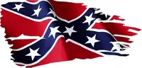 Weathered Rebel / Confederate Flag Decal / Sticker 70