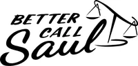 Better Call Saul Decal / Sticker 02