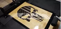 American Flag Punisher Decal / Sticker 125