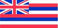 Hawaii State Flag Decal / Sticker 03