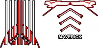 Top Gun Maverick Helmet Decal / Sticker Set 15